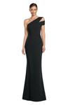 Alexander by Daymor 2058 Asymmetric Neck Long Evening Dress