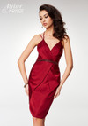 Clarisse M6562 Stretch Satin Sleeveless Knee Length Dress