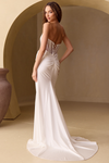 Amelia Couture 3042 Strapless Illusion Scoop Neck Long Gown
