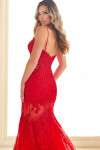 Ellie Wilde by Mon Cheri EW36050 Organza Novelty Lace Dress