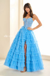Ellie Wilde by Mon Cheri EW36086 Ruffle Tulle Sequin Dress