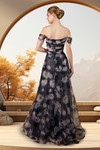 Janique W4017 Off-Shoulder Sweetheart Neck Long Dress
