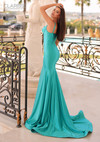 Clarisse 811260 Jersey Sweetheart Neck Sleeveless Long Dress