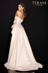 Terani Couture 2011E2073 Strapless Metallic Jacquard Dress