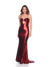 Dave and Johnny 11813 Spaghetti Straps Sleeveless Long Dress