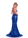 Dave and Johnny 11931 Sequins V-neckline Sleeveless Dress