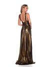 Dave and Johnny 12050 Illusion Neck Sleeveless Long Dress