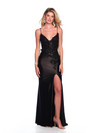 Dave and Johnny 12056 Spaghetti Straps Sleeveless Long Dress