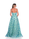 Dave and Johnny 12094 Spaghetti Straps Ruffled Long Dress