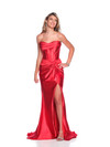 Dave and Johnny 12099 Sweetheart Neck Strapless Long Dress