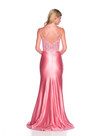 Dave & Johnny 12200 Scoop Neck Spaghetti Straps Long Dress