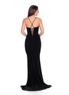 Dave and Johnny 12216 Spaghetti Straps Scoop Neck Long Dress