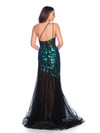 Dave & Johnny 12230 Mirrors Deaded Spaghetti Straps Dress