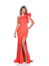 Dave and Johnny 12234 Asymmetric Neck One Shoulder Dress