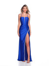 Dave & Johnny 12337 Spaghetti Straps Sleeveless Long Dress