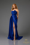 Terani Couture 251P4131 Matte Satin Strapless Long Dress