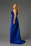 Terani Couture 251P4131 Matte Satin Strapless Long Dress
