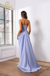 Terani Couture 251P4131 Matte Satin Strapless Long Dress