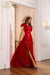 Terani Couture 251P4052 Shimmer One shoulder A-Line Dress