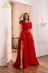 Terani Couture 251P4052 Shimmer One shoulder A-Line Dress