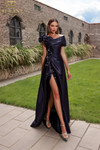Terani Couture 251P4052 Shimmer One shoulder A-Line Dress