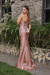 Terani Couture 251E4231 Shimmer Strapless Sheath Long Dress