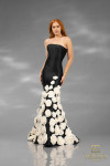 Terani Couture 251GL4184 Stretch Mikado Strapless Long Dress