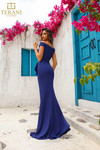Terani Couture 251M4440 Off Shoulder Long Sleeveless Dress