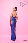 Tarik Ediz 54090 Sequin Sweetheart Neck Sleeveless Dress