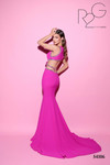 Tarik Ediz 54106 Crepe Round Neck Sleeveless Fitted Dress