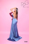 Tarik Ediz 54128 Satin Strapless Sweetheart Neckline Dress
