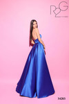 Tarik Ediz 54203 Satin Strapless Sweetheart Neckline Dress