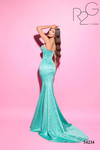 Tarik Ediz 54234 Satin Strapless Sweetheart Neckline Dress