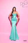 Tarik Ediz 54234 Satin Strapless Sweetheart Neckline Dress