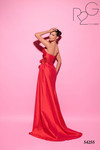 Tarik Ediz 54255 Taffeta Asymmetric Neck Strapless Dress Tarik Ediz 54255 Taffeta Asymmetric Neck Strapless Dress