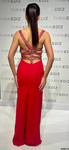 Tarik Ediz 54301 Crepe Sweetheart Neck Sleeveless Long Dress