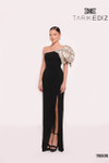 Tarik Ediz 98800 Crepe Asymmetric Neck One Shoulder Dress
