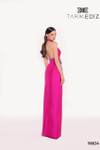 Tarik Ediz 98834 Taffeta High Neck Sleeveless Long Dress