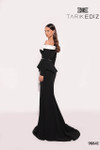 Tarik Ediz 98841 Crepe Off Shoulder Long Sleeve Fitted Dress