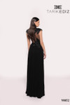 Tarik Ediz 98852 Chiffon Halter Neck Sleeveless Long Dress