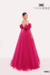 Tarik Ediz 98882 Tulle Off Shoulder Sweetheart Neck Dress