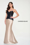 Cameron Blake by Mon Cheri CB206 Mikado Pongee Lining Dress