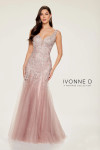 Ivonne D by Mon Cheri ID805 Tulle Stretch Lining Long Dress
