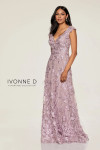 Ivonne D by Mon Cheri ID807 Embroidered Tulle Long Dress