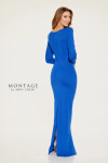 Montage by Mon Cheri M851 Crepe Stone Stretch Lining Dress