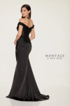 Montage by Mon Cheri M852 Tulle Beads Stretch lining Dress