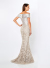 Montage by Mon Cheri 221977 Mikado Venise Lace Long Dress