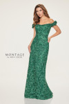 Montage by Mon Cheri M854 Sequin Tulle Stretch Lining Dress