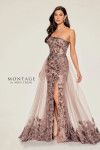 Montage by Mon Cheri M857 Embroidered Stretch Lining Dress