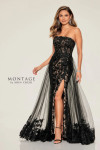 Montage by Mon Cheri M857 Embroidered Stretch Lining Dress